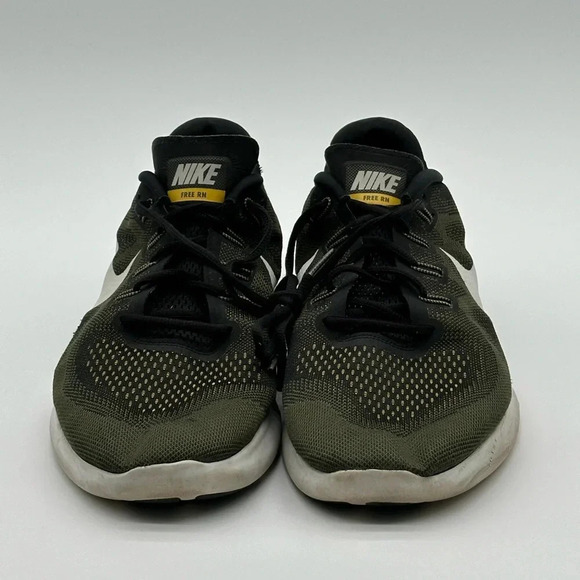 Nike Men\'s Free RN 2018 Black Off White Cargo Khaki 880839-008 - Size 14 - RARE! main image 9